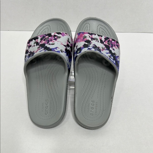 Crocs Classic Tie-Dye Mania Slide Womans 7 Mens 5 - Picture 2 of 8